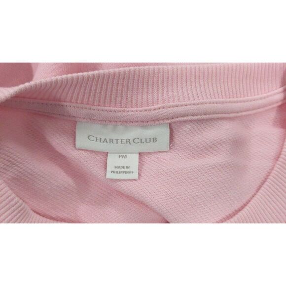 Charter Club Womens Size Medium Orchid Pink Pullover Sweatshirt 100137017PT - Picture 7 of 10